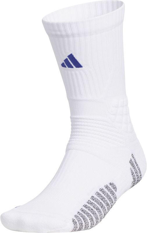 adidas Hombre Crew Socks, white/team colleg purple, 10.5-12.5