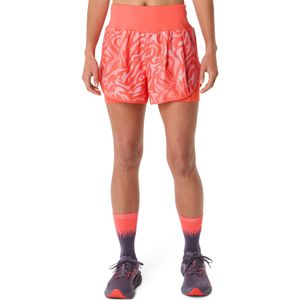 ASICS Road AOP 3.5 inch 2-in-1 Shorts Dames