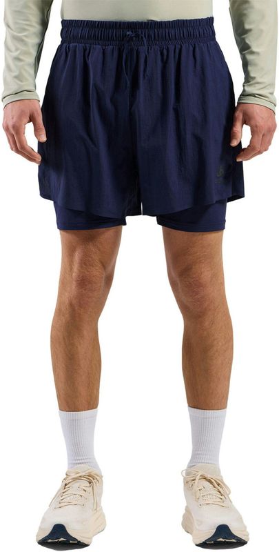 Odlo Heren Zeroweight 5 Inch 2-in-1 Korte broek