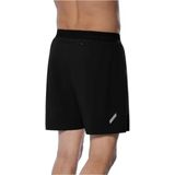 Mizuno - TECH LIGHT 5.5 2IN1 SHORT - Sportbroek - Zwart