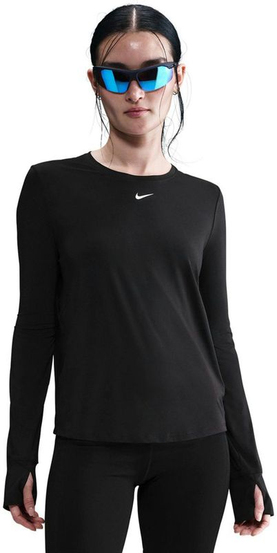 Nike One Classic Dri-FIT - Damestop met Lange Mouwen - Rood