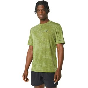 ASICS MetaRun Pattern Half Zip T-shirt Heren