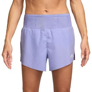 Nike - Trail Dri-FIT - Hardloopshorts - Wit - Met Binnenbroekje