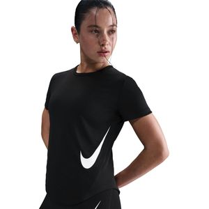 Nike - Tempo - Maillot - Wit/Zwart - 100% Polyester - Dri-FIT Technologie