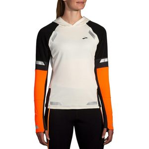 Brooks - Run Visible Thermal Hoodie - Dames - Hardloopshirt - Lange Mouwen