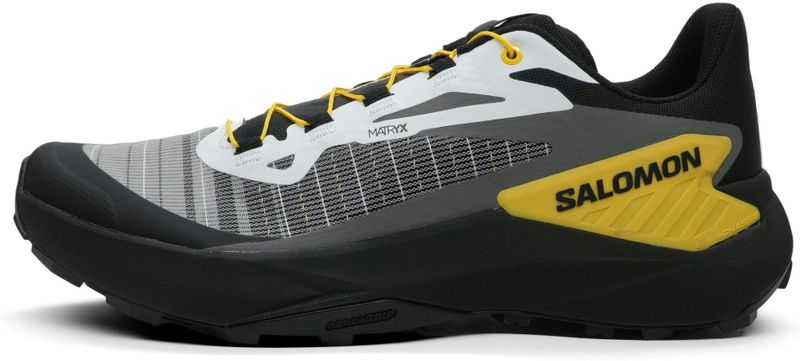 Salomon - Genesis - Trailrunningschoenen - Wit/Zwart/Geel - Matryx - All Terrain Contagrip