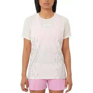 Salomon - Sense Aero SS Tee GFX - T-shirt - Whisper White/White