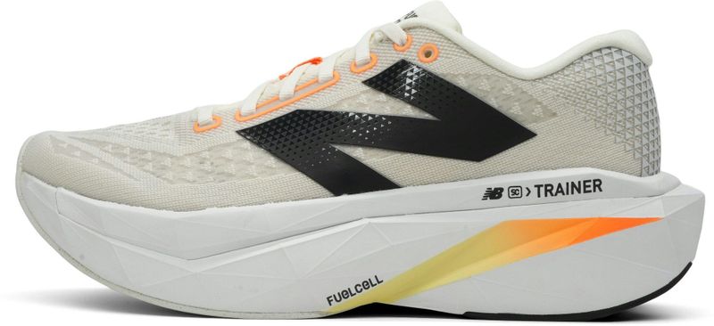 New Balance - FuelCell Supercomp Trainer v3 - Hardloopschoenen - Wit Oranje - Dames