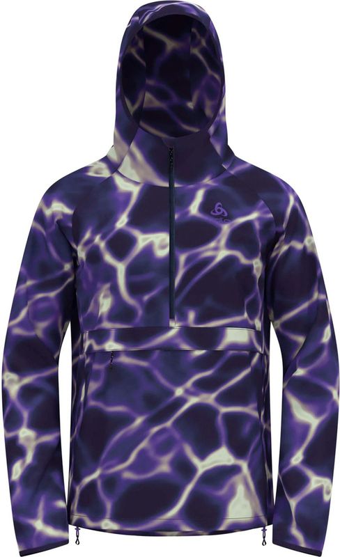 Odlo - Zeroweight Print Jacket - Zwart - Gerecycled Polyester