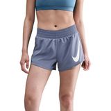 Nike One Swoosh Dri-FIT Mid-Rise 3 Inch Brief-Lined Hybrid Shorts Dames