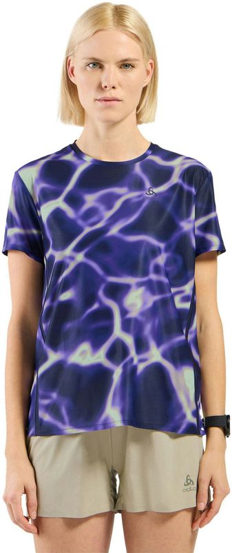 Odlo Dames Zeroweight Chill-Tec Print T-shirt