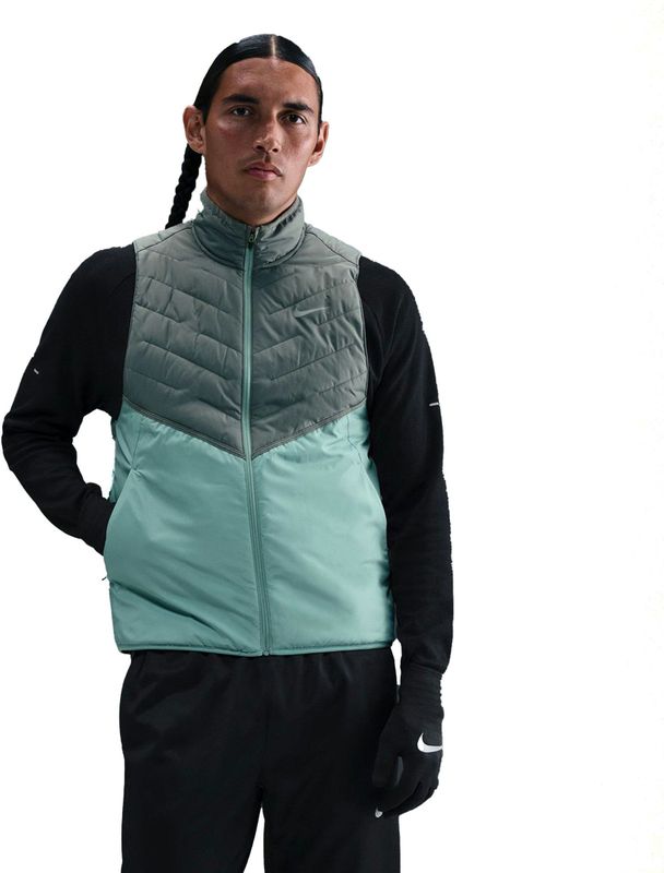 Nike Therma-FIT Repel hardloopbodywarmer met synthetische vulling voor heren - Grijs
