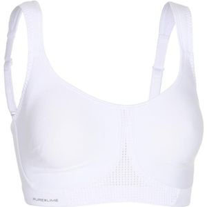 Pure Lime - Support - Sportbeha - Wit