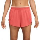 Nike Dri-FIT hardloopshorts met binnenbroekje voor dames - Oranje
