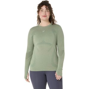 ASICS - Road Seamless LS Top - Hardloopshirt - Blauw - Naadloze Structuur