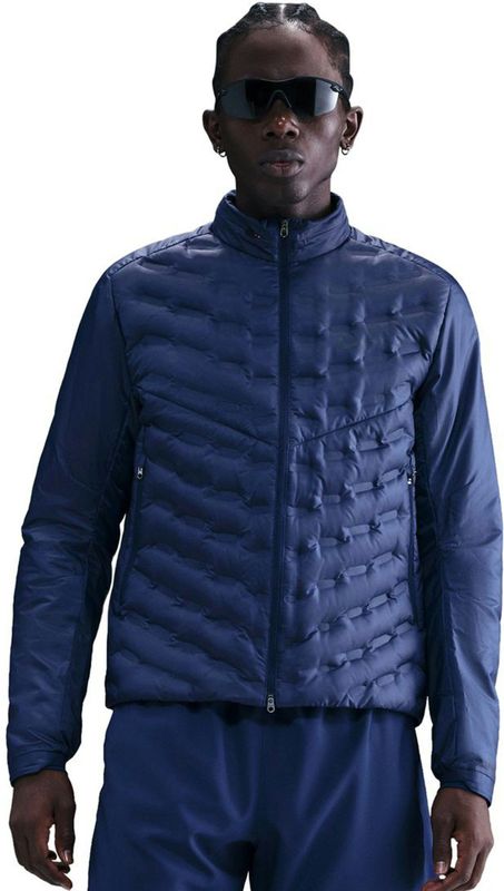 Nike Therma-FIT ADV AeroLoft Repel hardloopjack met dons voor heren - Blauw