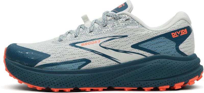 Brooks - Divide 5 - Trailrunning Schoenen - Grijs - Demping - Goede Grip