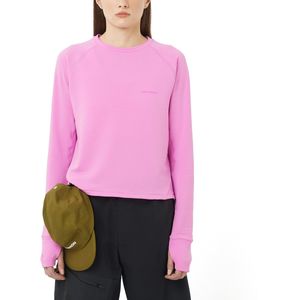 Salomon Womens Essential Lightwarm CN Fleecetrui (Dames |roze)