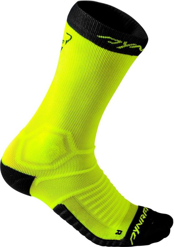 Dynafit - Ultra Cushion - Sportsokken - Fluo Yellow - 3D-Demping, Sneldrogend, Hoog