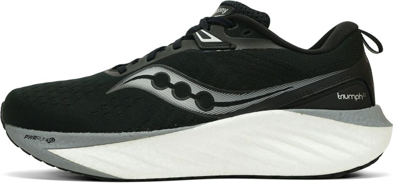 Saucony - Triumph 22 - Hardloopschoenen - Breed - Zwart - Textiel