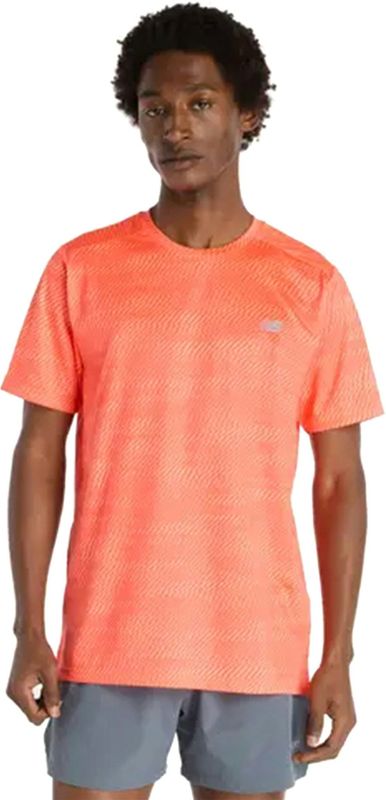 New Balance Mt53217 T-shirt Met Korte Mouwen