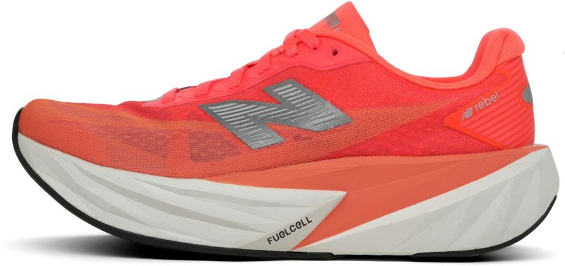 New Balance - Rebel V5 - Loopschoen - Grijs / Knalrood