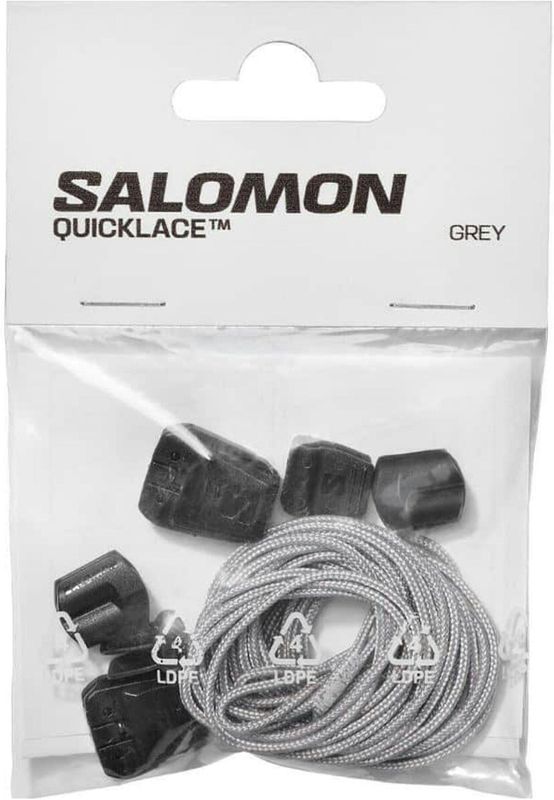 Salomon Quicklace Schoenverzorgingsset - FTW Zilver/Zwart