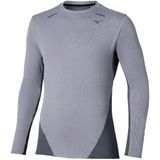 Mizuno Tech Thermal Charge Long Sleeve Tee Quicksilver Heren Maat S
