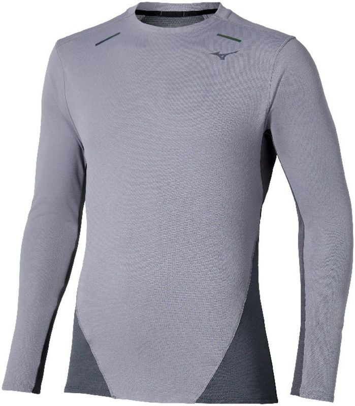 Mizuno - Tech Thermal Charge - Long Sleeve Tee - Quicksilver - Heren