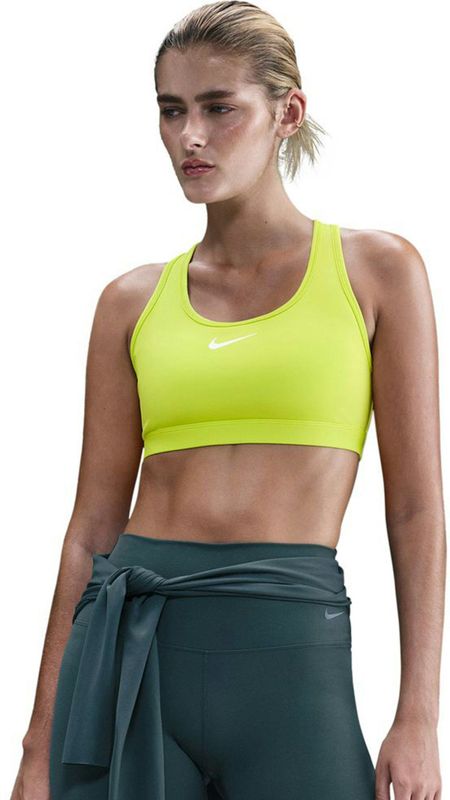 Nike - Swoosh - Sport bh - Blauw - Medium Support