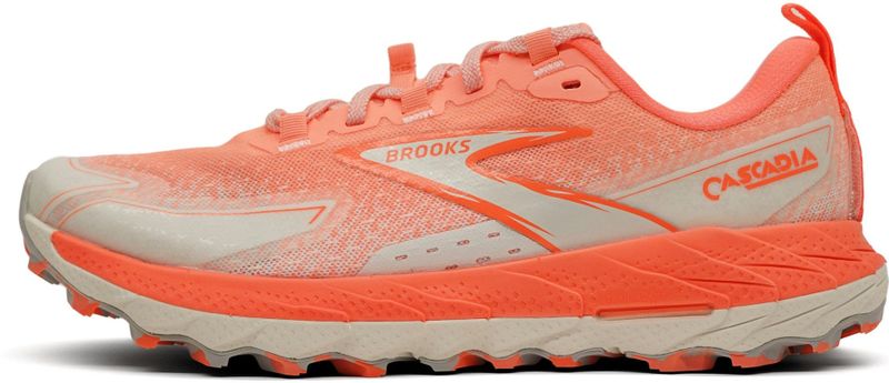 Brooks - Cascadia 18 - Trailrunningschoenen - Grijs - Ademend Materiaal