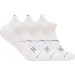 HOKA No-Show Run Sock 3-Pack Hardloopsokken (wit)