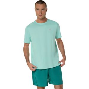 Asics - Core SS Top - Groen - Hardloopshirt - Korte Mouwen