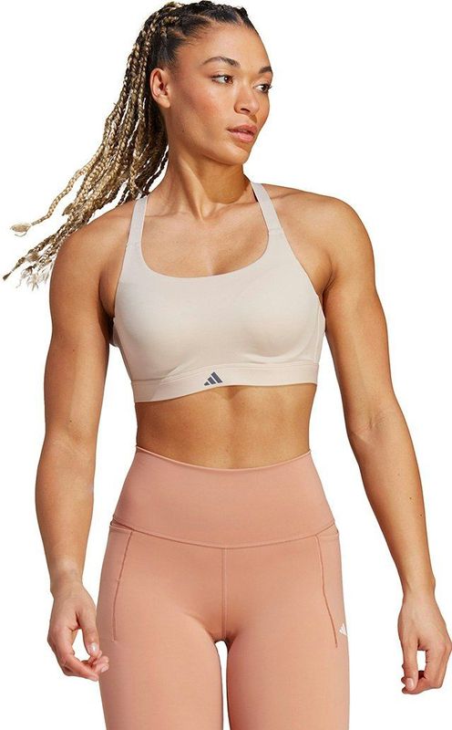 adidas - Impact Luxe - Sport Bh - Zwart - Hoge Steun, HEAT.RDY Technologie