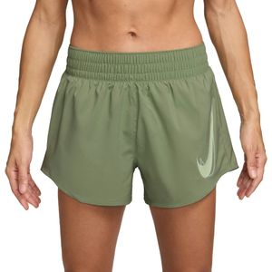Nike One Swoosh Dri-FIT Mid-Rise Brief-Lined Shorts Dames