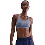Nike Swoosh Medium Support padded sport-bh - Blauw
