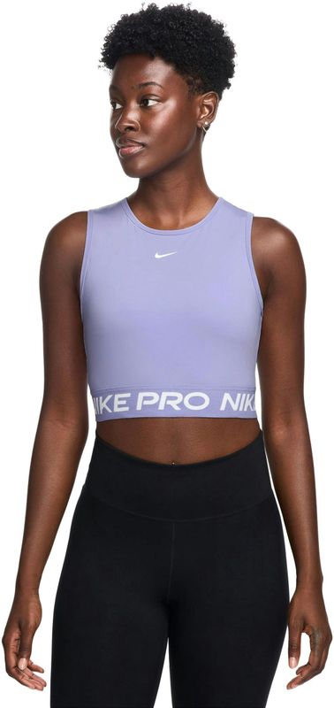 Nike - Pro Korte Tanktop - Paars - Dri-FIT - Dames