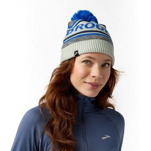 Brooks Heritage Pom Beanie Unisex