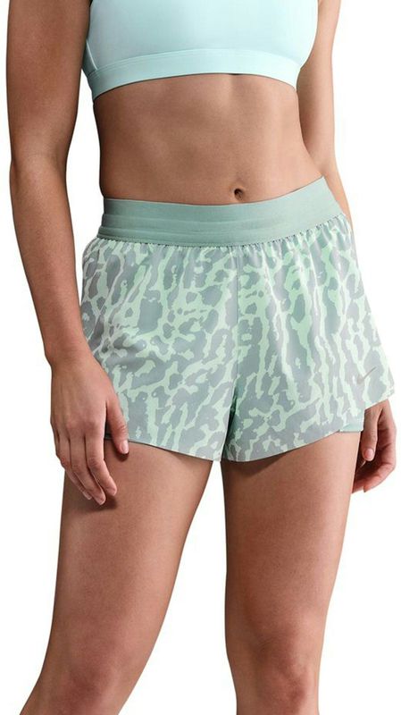 Nike - Swift Novelty Dri-FIT Mid-Rise 2-in-1 Shorts - Dames