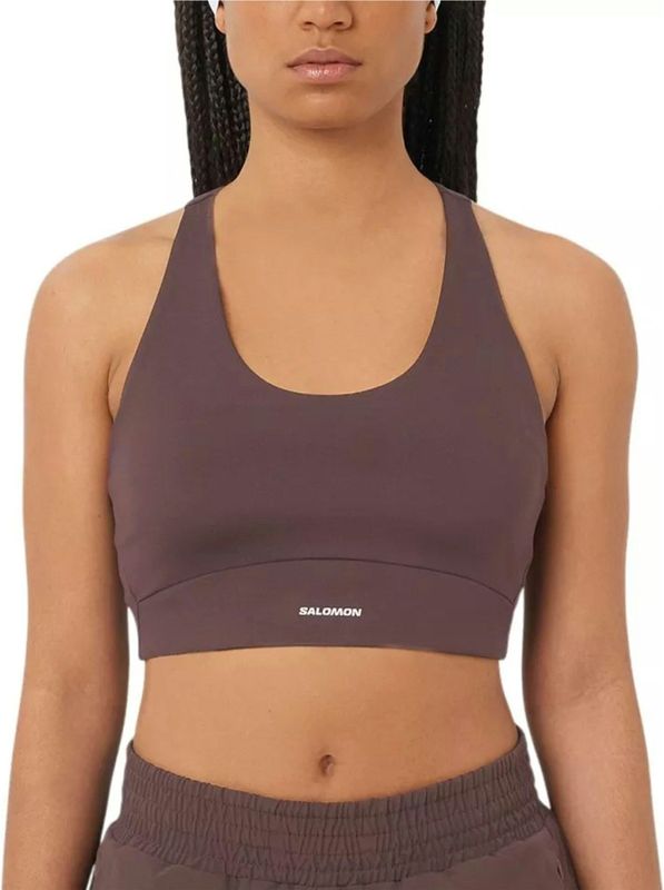 Salomon - SHKout Core Bra - Sportbeha - Bruin
