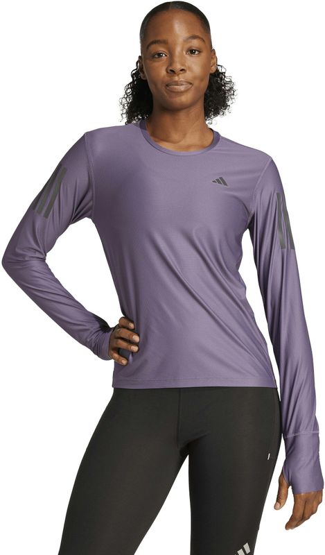 adidas - Hardloopshirt - Blauw - Polyester - AEROREADY