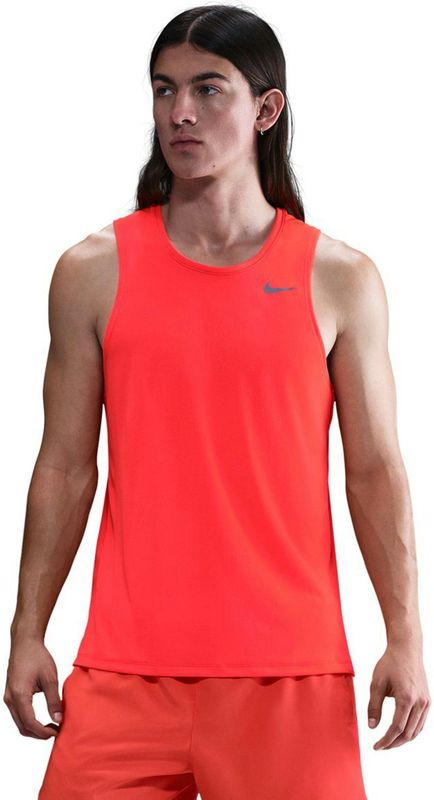 Nike - Miler Dri-FIT - Hardloopsinglet - Zwart - Stretchmateriaal