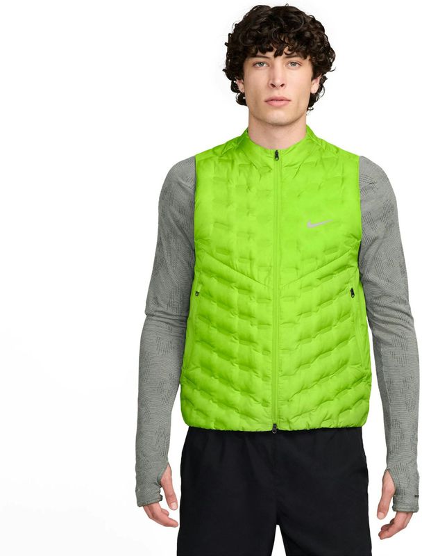 Nike - Therma-FIT ADV - Hardloopbodywarmer - Geel - Donsisolatie