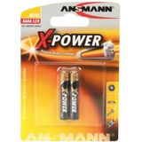 Ansmann X-Power AAA - 1x 2 Wegwerpbatterij Alkaline