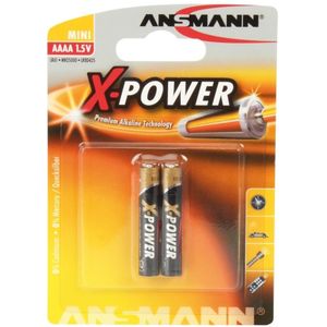 Ansmann X-Power AAA - 1x 2 Wegwerpbatterij Alkaline