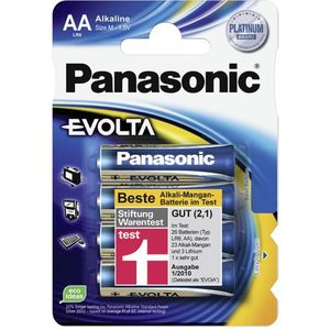 Panasonic Evolta Alkaline AA 4x