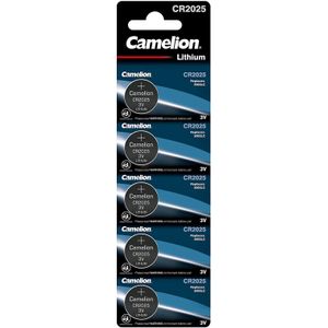 Camelion CR2025 lithium 3v - 5 stuks