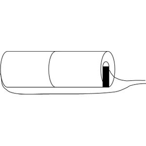 Noodverlichtingsaccu Sub-C Stick 2.4V 1.5Ah