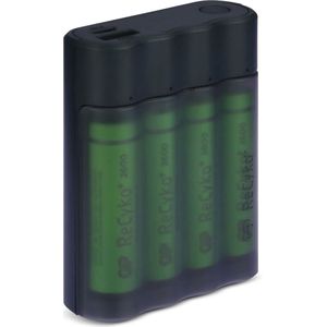 GP Recyko X411 Batterijlader en Powerbank  4x AA 2600mAh