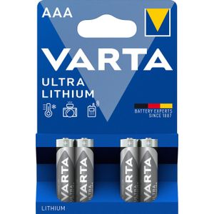Varta AAA lithium 4x